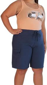 img 4 attached to 🩳 Maui Plus Size Women's Swim Shorts: Stylish Board Shorts for Bathing Suits