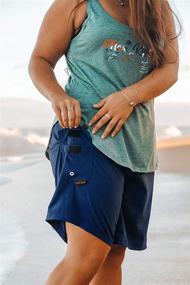 img 2 attached to 🩳 Maui Plus Size Women's Swim Shorts: Stylish Board Shorts for Bathing Suits