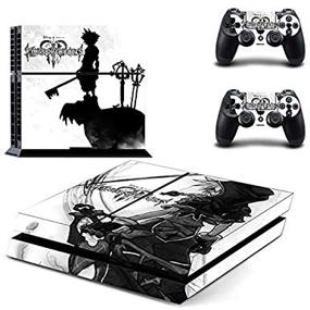 img 1 attached to 🎮 Official Junsi Kingdom Hearts Body Skin Sticker Decal for PS4 Playstation 4 Console+Controllers - Limited Edition Design!