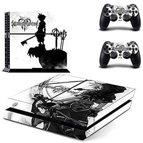 img 2 attached to 🎮 Official Junsi Kingdom Hearts Body Skin Sticker Decal for PS4 Playstation 4 Console+Controllers - Limited Edition Design!