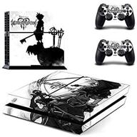 🎮 official junsi kingdom hearts body skin sticker decal for ps4 playstation 4 console+controllers - limited edition design! logo