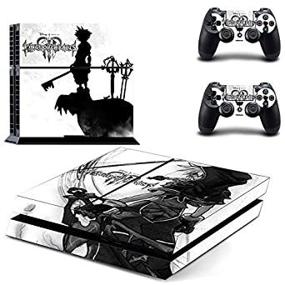 img 4 attached to 🎮 Official Junsi Kingdom Hearts Body Skin Sticker Decal for PS4 Playstation 4 Console+Controllers - Limited Edition Design!
