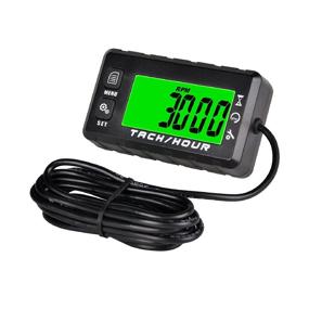 img 4 attached to 🌊 Runleader Self-Powered Hour Meter Tachometer for ZTR Lawn Mower, Generator, Marine, ATV, Motor, Gas Powered Equipment – Maintenance Reminder, RPM Alert, User Shutdown – Waterproof