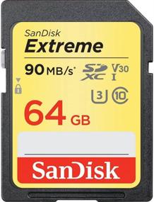 img 1 attached to 💾 SanDisk 64GB Extreme SDXC Memory UHS-I Card 2-Pack - Efficient Storage Solution