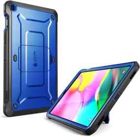 img 3 attached to 🔷 Ultimate Protection with SUPCASE Unicorn Beetle Pro Galaxy Tab S5e Case - Full-Body Rugged Design and Built-in Screen Protector (Royal Blue)