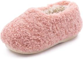 img 4 attached to Toddler Slippers Moccasin Lightweight Numeric_9 Boys' Shoes