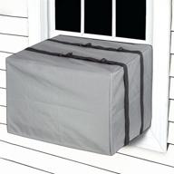 🌬️ protect your ac unit with the bnyd heavy duty air conditioner cover (outdoor 21.5" x 16" x 15") logo