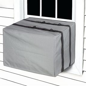 img 1 attached to 🌬️ Protect Your AC Unit with the BNYD Heavy Duty Air Conditioner Cover (Outdoor 21.5" x 16" x 15")