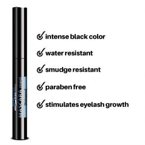 img 2 attached to Medipharma Cosmetics Waterproof Black Mascara: Smudge-Proof, Paraben-Free Volumizing Mascara for Sensitive Eyes and Eyelash Growth - Best Natural Eye Makeup