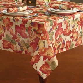 img 3 attached to 🍂 Enhance Your Thanksgiving Table Setting with the Newbridge Contemporary Thanksgiving Tablecloth Impressionist