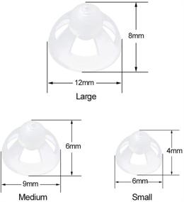 img 1 attached to 👂 10 шт. насадка на открытую эластомеру для RIC слуховых аппаратов (М φ9 мм) - Улучшите свой слуховой опыт!