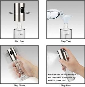 img 1 attached to 🌿 Convenient 100ml Olive Oil Sprayer: Portable Glass Mister for Cooking, BBQ, Baking, & More!