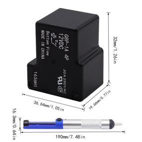 img 3 attached to 🔧 Ultra-Durable Tnuocke Fully Sealed Panel Mounted Soldering G8P 1A4P 12VDC - Superior Performance for Precise Electronic Soldering