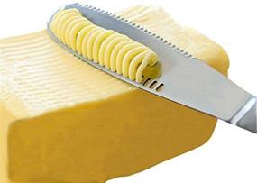 img 4 attached to 🔪 Versatile 3-in-1 Stainless Steel Kitchen Gadgets: Butter Spreader & Knife Set (1)