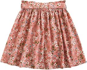 img 3 attached to SheIn Women's Summer Floral Print Self Belted A Line Flared Skater Short Skirt: Flirty and Fashionable for Every Summer Occasion!