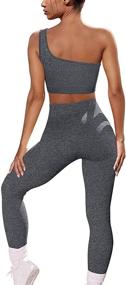 img 3 attached to Women's Clothing: OYS Workout Seamless Leggings for Running