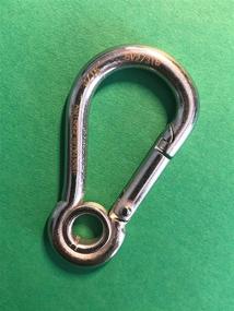 img 2 attached to Pieces Stainless Spring Eyelet Carabiner Outdoor Recreation