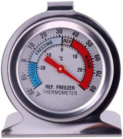 img 1 attached to 🌡️ Essential 4 Pack JSDOIN Large Dial Freezer Refrigerator Thermometers - Accurate Temperature Monitoring Solution