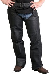 img 2 attached to Premium Fully Lined Leather Chaps by Hot Leathers: Superior Quality and Style