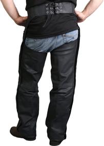 img 3 attached to Premium Fully Lined Leather Chaps by Hot Leathers: Superior Quality and Style