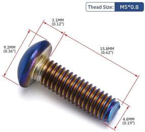 img 3 attached to PQYRACING Рулевое управление M5 × 0,8 Длина Титан