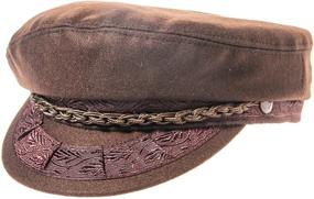 img 2 attached to Authentic Greek Fishermans Cap Brown