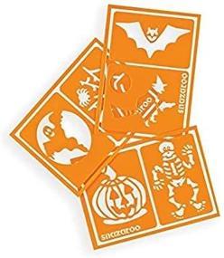 img 2 attached to 🎃 Spook-tacular Snazaroo Face Paint Stencils: Halloween Set