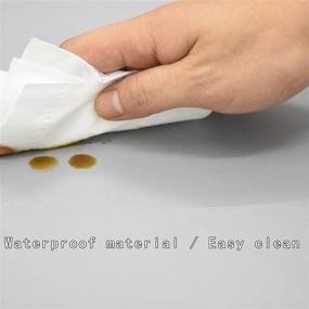 img 1 attached to 🌊 Profound Protection: LIBERECOO Waterproof Flannel Rectangular Tablecloth