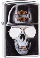 zippo 29739 harley davidson windproof lighter logo