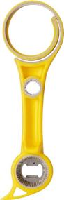 img 2 attached to 🍋 Versatile Kitchen Tool in YELLOW: Enhances Bartending Experience - Jar, Can, Bottle, Beer, Pouch, Tin, Nail Polish Opener