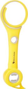 img 4 attached to 🍋 Versatile Kitchen Tool in YELLOW: Enhances Bartending Experience - Jar, Can, Bottle, Beer, Pouch, Tin, Nail Polish Opener