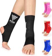 boxing compression guard with enhanced ankle support logo