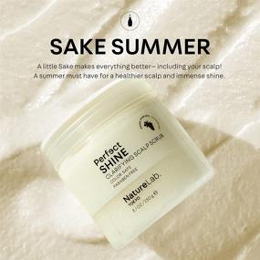 img 3 attached to 🌿 NatureLab Perfect Shine Scalp Scrub - Exfoliating Scalp Treatment with Grape Stem Cells, Pearl for Shiny Hair + Hyaluronic Acid - Paraben + Sulfate-Free (8.1 oz/230 g)