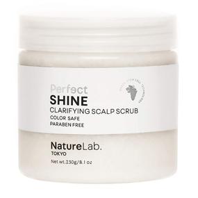 img 4 attached to 🌿 NatureLab Perfect Shine Scalp Scrub - Exfoliating Scalp Treatment with Grape Stem Cells, Pearl for Shiny Hair + Hyaluronic Acid - Paraben + Sulfate-Free (8.1 oz/230 g)