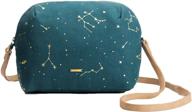 👜 water resistant eco-friendly organic canvas crossbody handbags & wallets for women - ideal crossbody bags logo