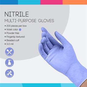 img 1 attached to ASAP Nitrile Powder Multi Purpose Disposable Household Supplies