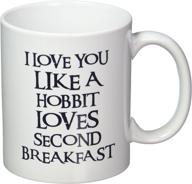 🧝 i love you like a hobbit loves second breakfast coffee mug - 11 ounces - willcallyou logo