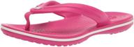 crocs kids' crocband flip 👣 flops: top quality sandals for kids logo