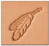 tandy leather stamping tool feather logo