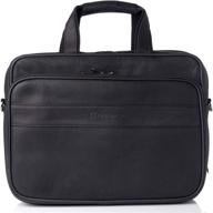 colombian leather messenger bag: alpine swiss 15.6” laptop briefcase portfolio logo