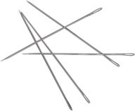 📚 lineco book binding stainless steel needles - pack of 5 (model: 870-887) logo