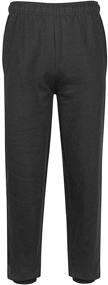 img 1 attached to 👦 High-Quality Boys' Slim Fit Jogger Pants with Elastic Waistband & Cuff