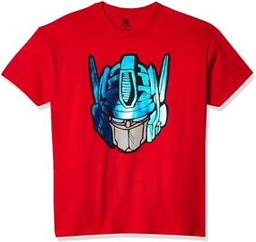 img 4 attached to 🤖 Power up with Transformers: Little Optimus Heather T-Shirt for Boys