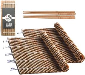 img 4 attached to Bamboo Rolling Chopsticks: 🎋 Nature's Food Service Equipment & Supplies