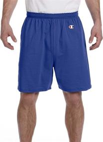 img 4 attached to Ultimate comfort: Champion Cotton Gym Shorts 8187 for unrivaled performance