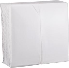 img 1 attached to 🧻 Soft and Absorbent Disposable Cloth-Like Paper Hand Guest Towels – Air Laid Tissue Paper for Kitchen, Bathroom, Events – White Guest Towel (Pack of 500)