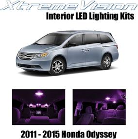 img 4 attached to XtremeVision Interior LED For Honda Odyssey 2011-2015 (10 Pieces) Pink Interior LED Kit Installation Tool