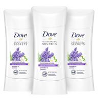 🌸 dove nourishing secrets antiperspirant deodorant stick for women: lavender & jasmine, 48-hour sweat protection, soft & comfortable underarms, 2.6 oz - pack of 3 logo