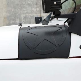 img 1 attached to Hooke Road JK Охранный щиток капота с боковой накладкой - Улучшенная защита для Jeep JK и Wrangler Unlimited JK 2007-2018.