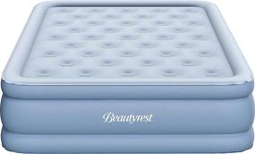 img 2 attached to 🛏️ Beautyrest Posture Lux Air Bed Mattress - Express Pump - Raised Edge Support - 15 Inch Full